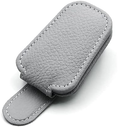 Brillenhalter Für Auto, brillenhalter Auto Magnet, Auto Sonnenblende Clip, Brillen Aufhänger Und Ticketkarten Clip Brillenmontage Für Auto,Grau
