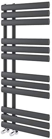 Regal Bathroom Heated Towel Warmer Rail Vertical Radiator 1130 x 500- Anthracite