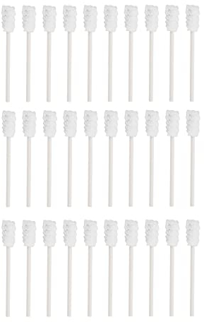 30 Piezas de Limpiador de Lengua para Bebés, Paquete Individual Cepillo de Dientes de Gasa Desechable Barra de Limpieza Bucal para Bebés Cuidado Dental para Bebés de 0 a 3 Años(72 x 11mm)