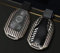 Autoschlüssel Hülle für Benz, Kompatibel mit Keyless Mercedes Benz A B C E V und GLA GLC GLE GLK GLS AMG W212 W204 Zinklegierung Schutzhülle Cover aus Kohlefaser