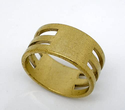 Messing Ring Fingerring Werkzeug Schmuckbedarf 19x8.5mm Biegeringe öffnen…