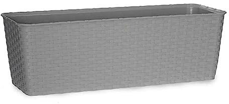 Stefanplast Cassetta Natural in polipropilene colore grigio cm 50