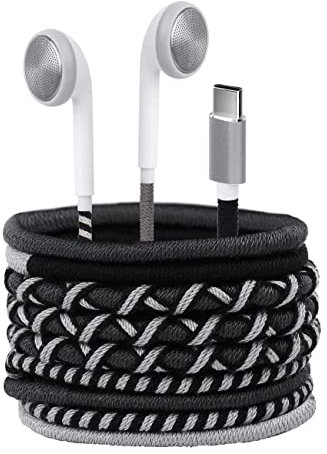 URIZONS Auriculares Trenzado Colorido USB Tipo C - In-Ear con micrófono Control Remoto de Volumen de Auriculares con Cable Compatible con Huawei Samsung y más Dispositivos de Interfaz