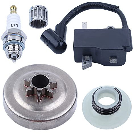 Gubeter Zündspule .325 Clutch Drum Kit, für Husqvarna 435 440 440E 445 450 450E Kettensäge, 573935701, 573 93 57 01, 503931801, 503 93 18 01, 578097901, 578 01 09