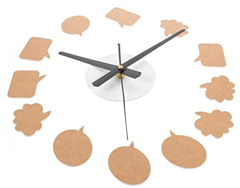 1pc Handschrift Aufkleber Uhr Wanduhr Anpassbare Graffiti-