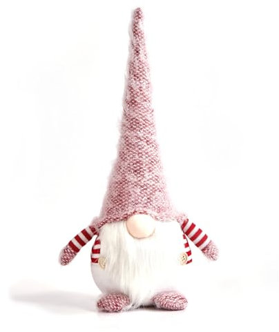 DUJSRZL Zwerg Weihnachten Plüsch Ornamente Set, Weihnachtsbaum Hängende Zwerge Ornamente Weihnachtsmann Elf Hängende Heimdekorationen Urlaub Dekor (Rot)