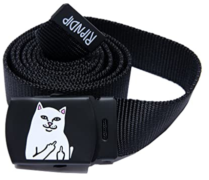RIPNDIP Lord Nermal Webgürtel (schwarz), Schwarz, Einheitsgröße