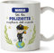 Mugffins Tazza Personalizzata in ceramica per POLIZIOTTA donna 11 oz / 350 ml - In italiano - Sei migliore del mondo - Idea regalo per compleanno, anniversario, natale, laurea