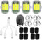 CRGANGZY 4 pièces lampe stroboscopique d'avion 2.4G télécommande sans fil M3 clignotant étanche 3.7V 350mAh pour moto