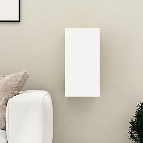 ARKEM Mueble para TV Madera contrachapada Blanco y Roble Muebles TV Madera Mesa televisor 30,5x30x60cm