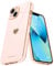 Teageo Kompatibel mit iPhone 13 mini Hülle, Süße Herzmuster Mädchen Handyhülle Luxuriös Galvanisierte Glitzer Weich TPU Kameraschutz Kratzfest Stoßfest Schutzhülle für iPhone 13 Mini, Licht Rosa