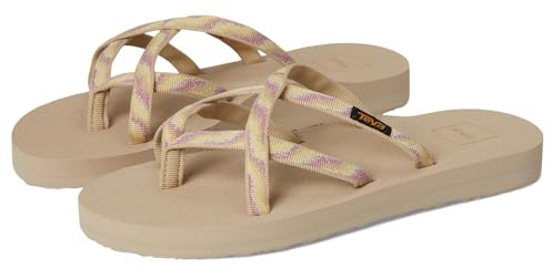 Teva Women's Olowahu Flip-Flop, Neon Wave Peach Ice, 8 UK