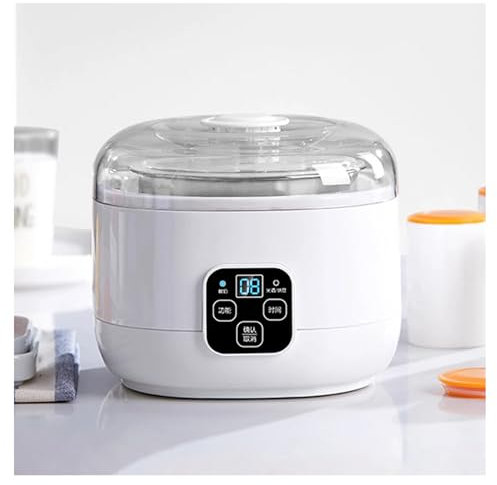 Yogurt Maker, Automatic Digital Yogurt Maker with LCD Display/Touch Switch, 304 Stainless Steel Yogurt Maker for Home Organic Yogurt, Cheese Maker, Natto Maker- Perfect Kitchen Gift for Men or Women