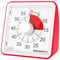 ThermoPro TM021 Minuterie Visuelle Enfant 60 Min - Compte à Rebours avec Alarme/Silencieux, Grand Écran + Zones Rouges - Gestion Temps Concentration/Apprentissage (Piles Non Incluses)