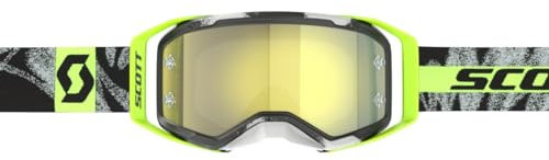 SCOTT Prospect 2.0 MX Goggle Cross/MTB Brille schwarz/gelb/gelb Chrom Works