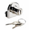 OJMAR - Serrure BASICO pour porte en verre sans perçage nickelé - OJMAR - F513917.201NI