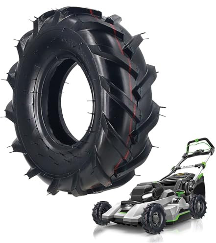 13x5.00-6 Traine de tondeuse à gazon et pneus de remplacement robustes pour tracteur jardin, voiturette golf, équipement pelouse et travail jardin en plein air