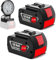 2X 18V 6.0Ah para Bosch baterías de 18V BAT618 BAT618G BAT609 BAT609G BAT619 BAT619G BAT610G BAT610 BAT612 BAT622