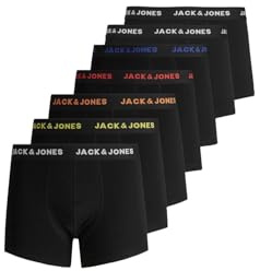 JACK & JONES Herren Boxershorts (7er Pack), Farbe:Mehrfarbig1, Größe:XXL
