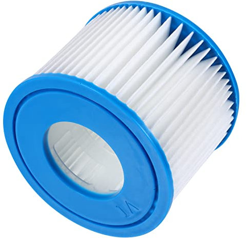 Toyvian Filtre de Remplacement pour Piscine Gonflable Cartouche Filtrante pour Éliminer Impuretés Compatible Plupart des Nettoyage Facile et Réutilisable