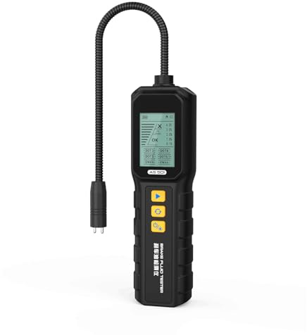 LUTIFIX AS501 Universal-Bremsflüssigkeitstester, Bremsöltester Fahrzeugprüfung für DOT3, DOT4, DOT5, DOT5.1, ENV-4, ENV-6 mit hochauflösendem Display mit Hintergrundbeleuchtung