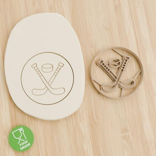 Eishockey Schläger cookie cutter Fondant Keksstempel/Ausstechform keksausstecher PLA ca.8cm
