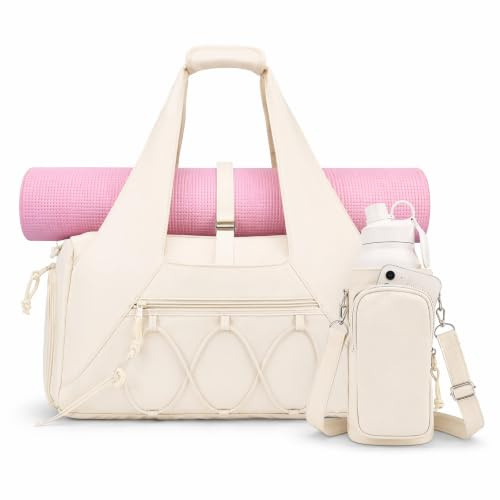 Leichte Reisetasche mit Schuhfach für Damen,Sporttaschen Klassische Reisetasche mit Schuhfach und Kulturtasche,Workout-Yoga-Tragetasche,Sporttasche groß Gym travel Bag Wochenendtasche Yoga Tasche