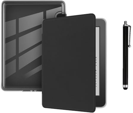 Case for 6 Kindle Paperwhite 5th/6th/7th Generation 2012-2015 Released(Model: DP75SDI/EY21),Ultra-thin and soft TPU transparent cover, lightweight and durable (12)