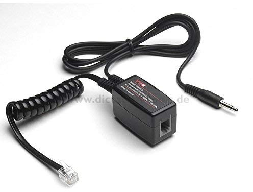 Telefon-Aufnahmeadapter TRX-20 zum Anschluss an EIN Diktiergerät für Schnurgebundene Telefone mit 3,5mm Klinkenstecker