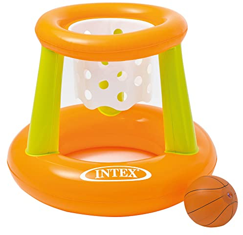Intex Wasserspiel Floating Hoops, Mehrfarbig, Ø 67 x 55 cm (2 Stück, Floating Hoops - Spiel)