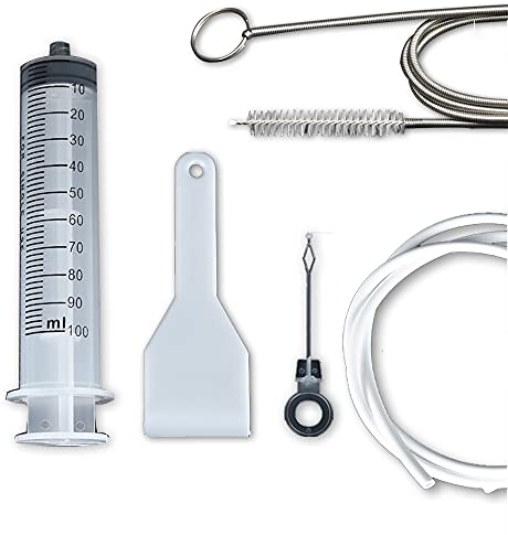 XINGSUI 5Pcs Refrigerator Drain Hole Cleaning Tool Kit, Refrigerator Dredge Tool, Refrigerator Drain Pipe Cleaning Brush, Refrigerator Drain Hole Remover