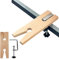 V-Shaped Hardwood Workshop Bench Dowel Jewelers Couch Pin Clamp with Fixing Tool Fret Saw Pew Pin Jewelers Making Processing Tools
