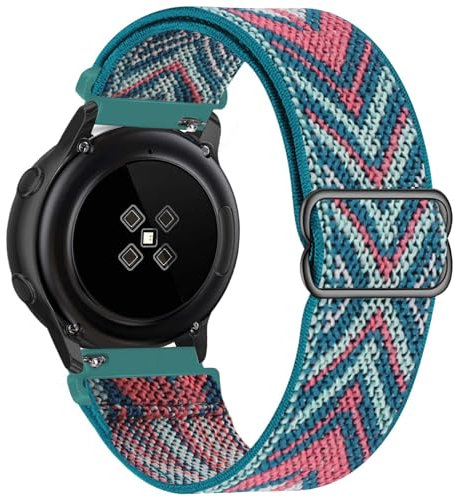GBPOOT 20mm Cinturino Compatibile con Samsung Galaxy Watch Active 2(40mm/44mm)/Watch 3 41mm/Watch 42mm/Gear S2 Classic,Sportiva Nylon Ricambio Watch Band