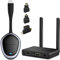 Wireless HDMI Transmitter and Receiver 4K, Übertragungsreichweite bis zu164FT/50M, Kabelloser HDMI-Sender unterstützt Audio-Video von MAC/Tablet/PC/Kamera/PS4/5 zu HDTV/Projektor/Monitor, Schwarz