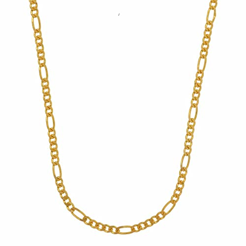 1,5 mm 38 cm 333-8 Karat Gold Halskette Figarokette massiv Gold hochwertige Goldkette 1,7 g