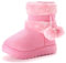 Yeeteepot Bambine e Ragazze Carino Stivali da Neve Calda Foderati Stivaletti Inverno Morbide Piatto Stivali Bambini Pelliccia Antiscivolo Boots， Rosa 21 EU = 22 CN