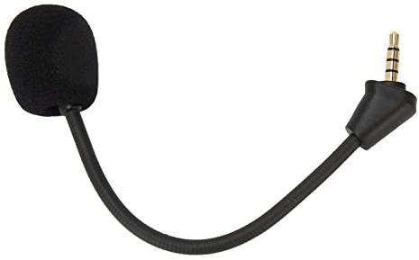 Ersatzmikrofon für Hyper X Cloud II Wireless, Cloud Core, Cloud Pro Silver, Cloudx Gaming Headset, 3,5mm Mikrofon mit Rauschunterdrückung, Omni abnehmbares Boom-Mikrofon