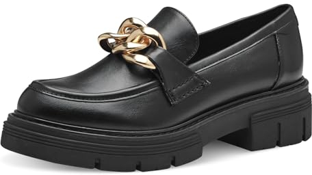 MARCO TOZZI Damen 2-24705-42 Loafer, Black Gold, 39 EU