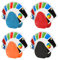 Roselee Kartenhalter Kinder 4 Stück Spielkartenhalter Kinder Kartenhalter Spielkarten Freisprech kartenständer Spielkarten Aufbewahru für Senioren und Kinder