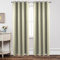 Joydeco Rideau Occultant 2 Pièces L 140 x H 200, Rideau Thermique Isolant Beige Clair Anti Chaleur Tenture Opaque à Oeillets Isolation Lumiere Anti UV Decoration Chambre Maison Salon Intérieurs