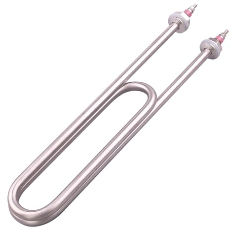 Élément chauffant électrique à eau 220V/380V, avec filetage M16/M18, thermoplongeur en forme de U, for boîte à vapeur, 2kw/3kw/4kw/5kw/6kw (Size : M16_380V_4KW)