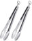 Westmark 2x Grill- u. Servierzange Classic Spezial Mix – Mit Edelstahllaffen und gummierten Griffen, Mit Flaschenöffner, Länge: je 35 cm, Edelstahl/Kunststoff –Silber/Schwarz, 162522EÖ