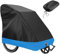 Faltgarage für Fahrradanhänger,Lastenanhänger Hundeanhänger Abdeckung Anhänger Fahrrad Abdeckplane Fahrradabdeckung Outdoor Schutz Regen UV Sonne Staub Schmutz Schnee Universal 200x90x100 cm (Blau)