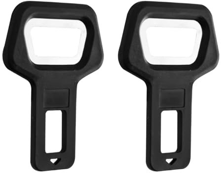 2 Piezas Abridor de Botellas Plano, Abridor de Botellas de Cerveza Portátil Superficie de Plástico Duradera Abridor de Tapas de Botellas de Metal para el Hogar Restaurante y Bar