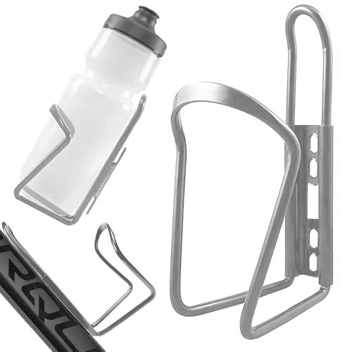 Flaschenhalter aus Aluminium für Fahrrad, leicht und langlebig, für Flaschen von 500 ml – 1500 ml – Trekkingrad, MTB, BMX, Rennrad