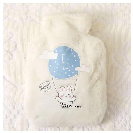 SUREK Wiederverwendbar Tragbare Wärmflasche, 500 ml, niedlicher Plüsch-Wärmbeutel, mit Wasser gefüllte Wärmflasche, Hand- und Fußwärmer für den Winter Wärmen