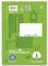 Staufen premio Spiralblock - 5 Collegeblöcke je 40 Blatt, DIN A5, Lineatur 3 (14 Doppellinien), 90 g/m² Recyclingpapier