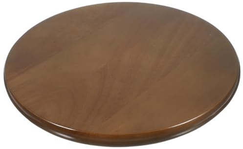 MAGICLULU Runder Stuhlsitz Aus Massivholz 11.61X11.61X0.79In Robuste Ersatz Sitzfläche Für Barhocker Küche Restaurant Büro