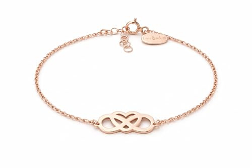 Louis Ciocchetti dal 1887 Bracciale Argento 925 con Infinito, Simbolo di Amore e Eternità, Regolabile, Idea Regalo Donna, Made in Italy