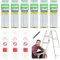 Ladder Tags - 9 PCS Include 3 Holders and 6 Ladders Inspection Tags Fits All Ladder Types Other Equipment, Waterproof Ladder Inspection Tag Record Kit for Indoor Outdoor Safety Accident Prevention